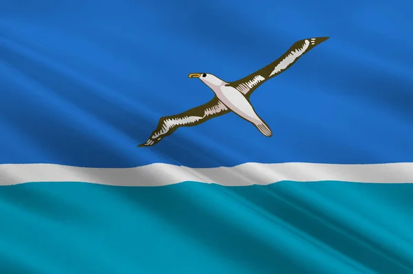 Bandeira da ilha Midway Atoll — Fotografia de Stock