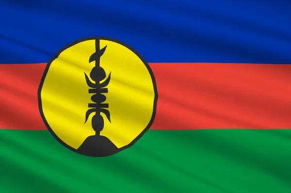 Bandera de New Caledonia, Melanesia — Foto de Stock