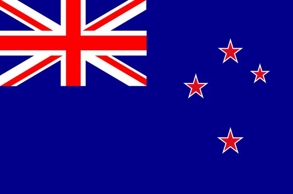 Vlag van Nieuw-Zeeland — Stockfoto