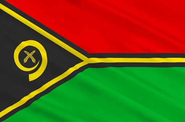 Bandiera di Vanuatu, Melanesia — Foto Stock