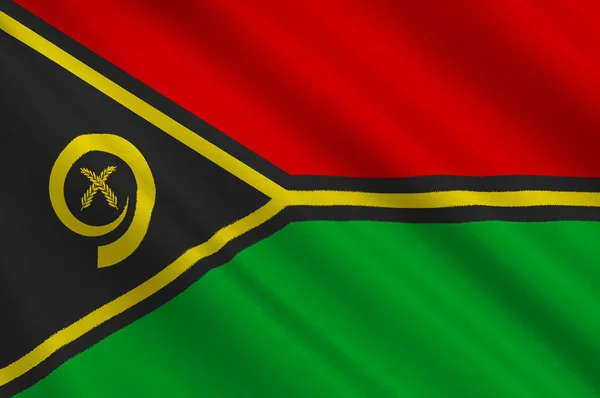 Bandeira de Vanuatu, Melanesia — Fotografia de Stock
