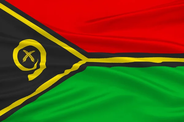 Bandeira de Vanuatu, Melanesia — Fotografia de Stock