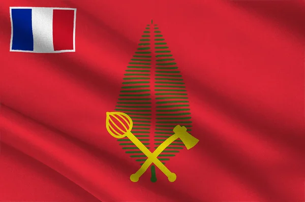 Bandera de Alo en Wallis y Futuna (Francia), Mata-Utu - Polinesia —  Fotos de Stock