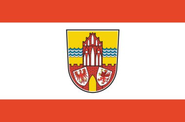 Brandenburg, Almanya noktasındaki Uckermark bayrağı