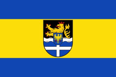 Rhineland-Palatinate, Almanya noktasındaki Germersheim bayrağı