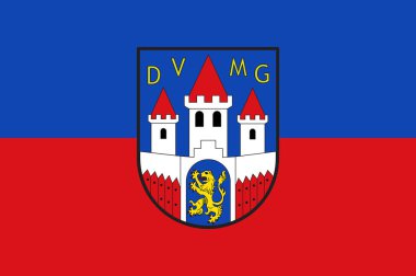 Lower Saxony, Almanya noktasındaki Jever bayrağı