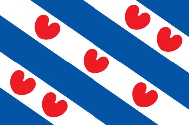 Friesland, Hollanda bayrağı