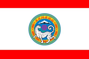 Kazakistan içinde Almatı bayrağı