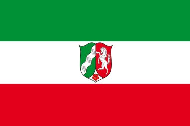 north rhine-westphalia, Almanya bayrağı