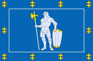 Litvanya içindeki Alytus County bayrağı