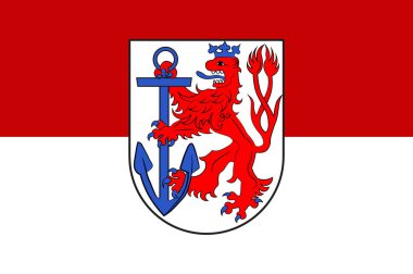 Kuzey Ren-Vestfalya, Almanya içinde Düsseldorf bayrağı