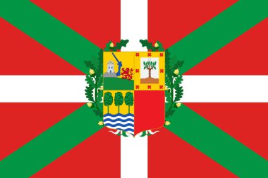 Flag of Basque Country in Spain clipart