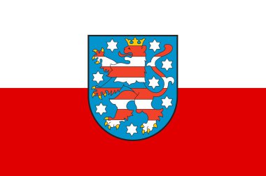 Almanya 'daki Thuringia bayrağı