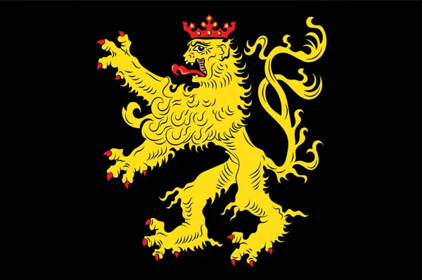 Флаг Нойштадта-ан-дер-Вайнштрассе в Рейнланд-Пфальце — стоковое фото