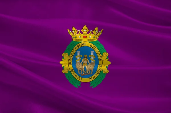 Bandera de Cádiz en Andalucía de España — Foto de Stock