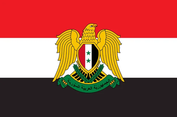 Flag of Syria — Stockfoto