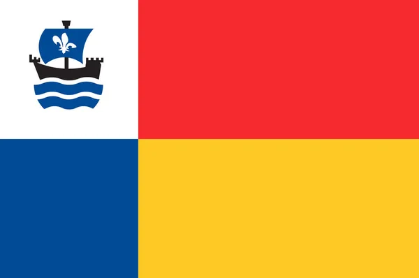 Vlajka Almere Nizozemsko — Stock fotografie