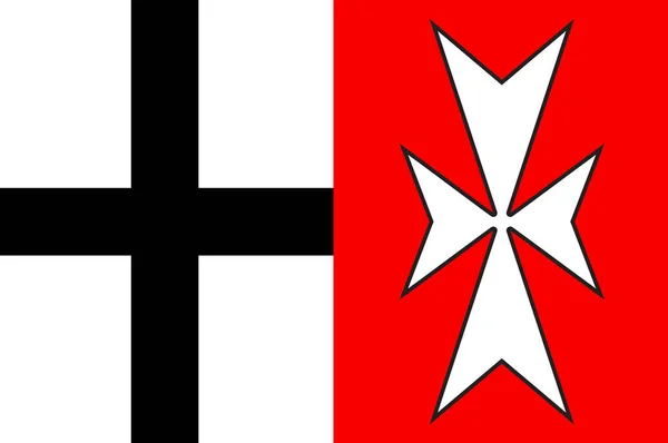 Flagge von Höningen in Nordrhein-Westfalen, Deutschland — Stockfoto