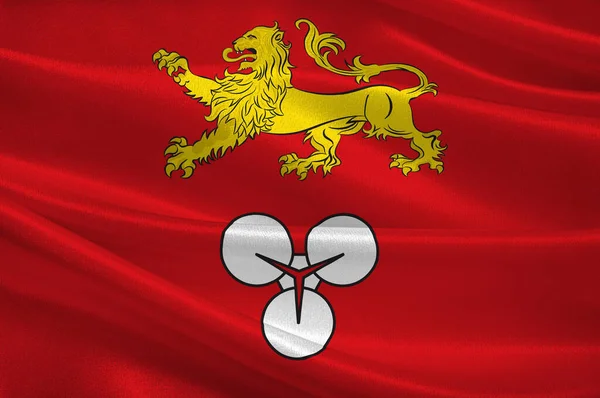 Az alsó-szászországi Hannover zászlaja — Stock Fotó