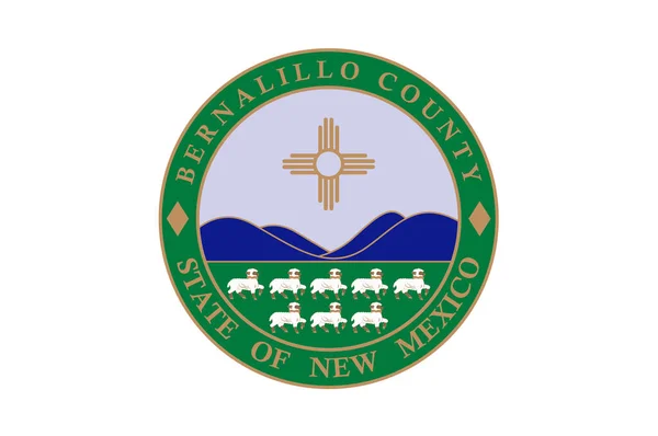 Bandera del Condado de Bernalillo en Nuevo México, Estados Unidos —  Fotos de Stock