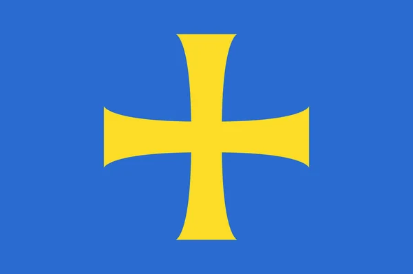 Flag of Albisrieden in Switzerland — Stock Photo, Image