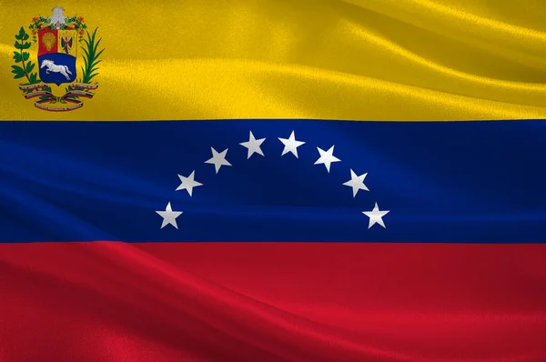 Flag of Bolivarian Republic of Venezuela — Stock Photo, Image