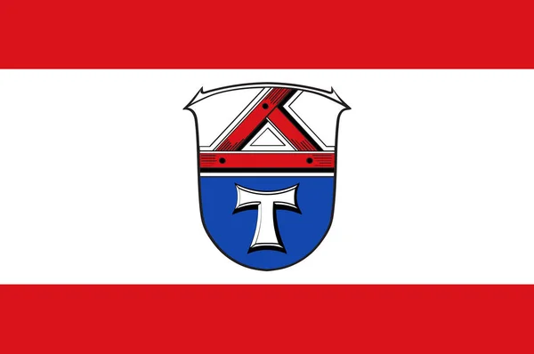 Bandeira de Giessen em Hesse, Alemania . — Fotografia de Stock