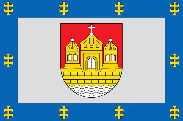 Flag of Klaipeda County in Lithuania — Stock Photo, Image