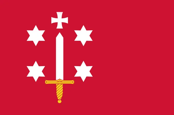 Flag of Haarlem, Netherlands — Stock Photo, Image