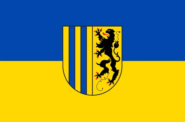 Прапор Хемніц в Саксонії в Німеччині — стокове фото