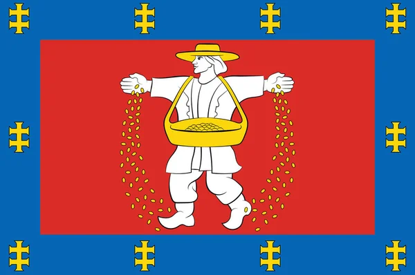Litvanya 'daki Marijampole County bayrağı — Stok fotoğraf