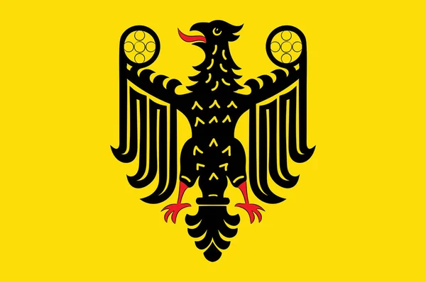 Flaga Goslar w dolnej Saksonii, Niemcy — Zdjęcie stockowe