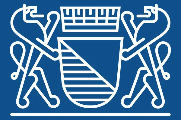 Vlag van Zürich — Stockfoto