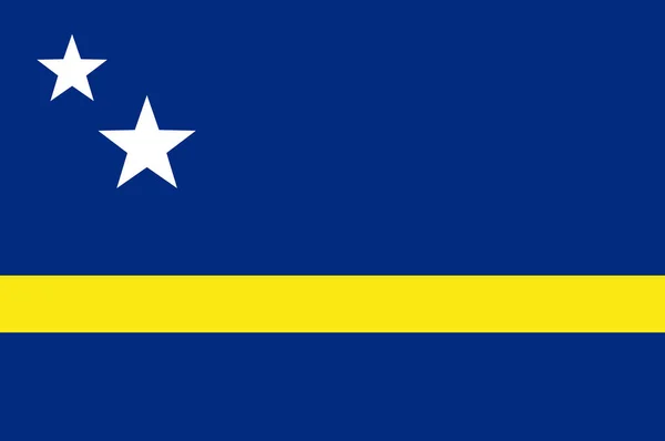Vlajka Curacao — Stock fotografie