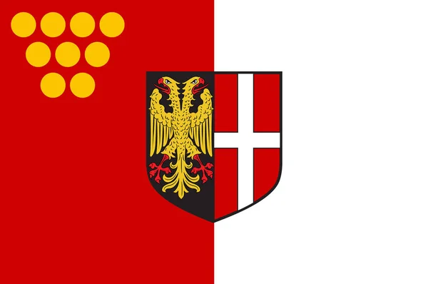 Flag of Neuss in North Rhine-Westphalia, Germany — Stock Photo, Image