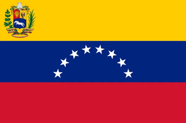 委内瑞拉玻利瓦尔共和国的旗帜 — 图库照片