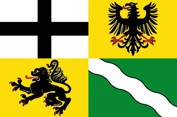 Σημαία του άρενος Weiler στη Ρηνανία-Παλατινάτο, Γερμανία — Φωτογραφία Αρχείου