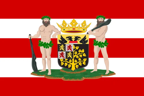 Hertogenbosch, Hollanda bayrağı — Stok fotoğraf