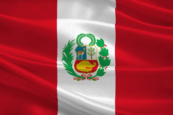 Bandera del Perú — Foto de Stock