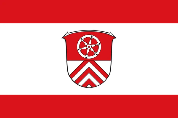 Прапор головне-Таунус () — муніципалітет в Франції, у регіоні Гессен, Німеччина.. — стокове фото