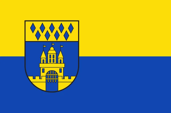 Σημαία του Στάινφφς στη Βόρεια Ρηνανία-Βεστφαλία, Γερμανία — Φωτογραφία Αρχείου