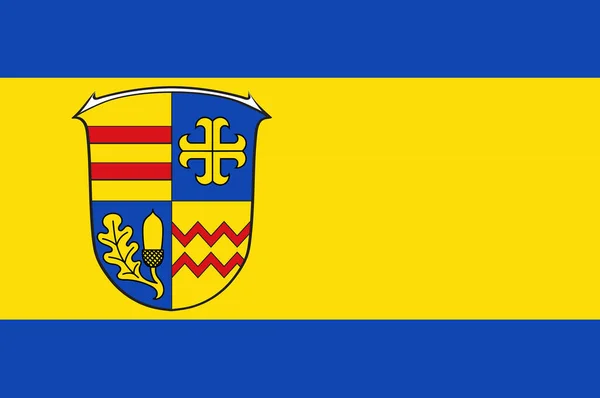 Vlag van Ammerland in Nedersaksen, Duitsland — Stockfoto