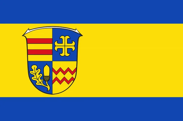 Flag of Ammerland in Lower Saxony, Germany — Stock Photo, Image