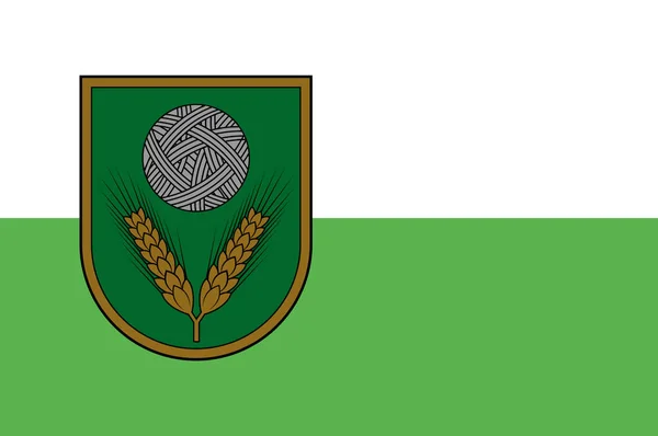 Bandera del municipio de Rezekne en Latgale of Latvia — Foto de Stock