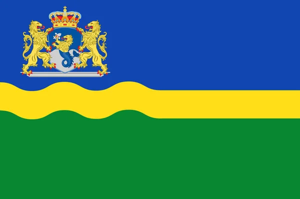 Bandera de Flevoland of Netherlands — Foto de Stock