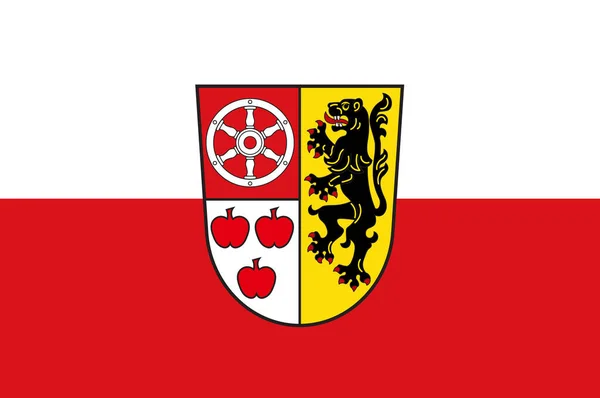Weimarerova vlajka v německém Durynsku — Stock fotografie