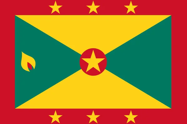 Прапор Гренади — стокове фото
