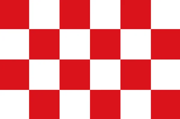 Vlag van Noord-brabant, Nederland — Stockfoto