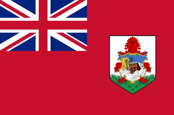 Vlajka ostrovů Bermudy — Stock fotografie