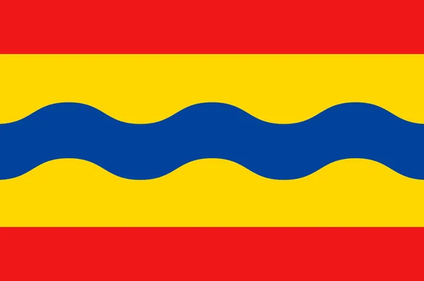 Overissel, Hollandia zászlaja — Stock Fotó